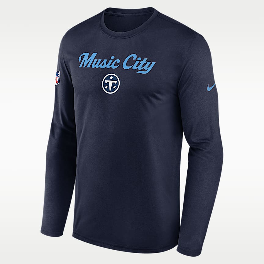 NIKE ロンT Tennessee Titans Primetime Victory Men's Nike Dri-FIT NFL 1/2-Zip